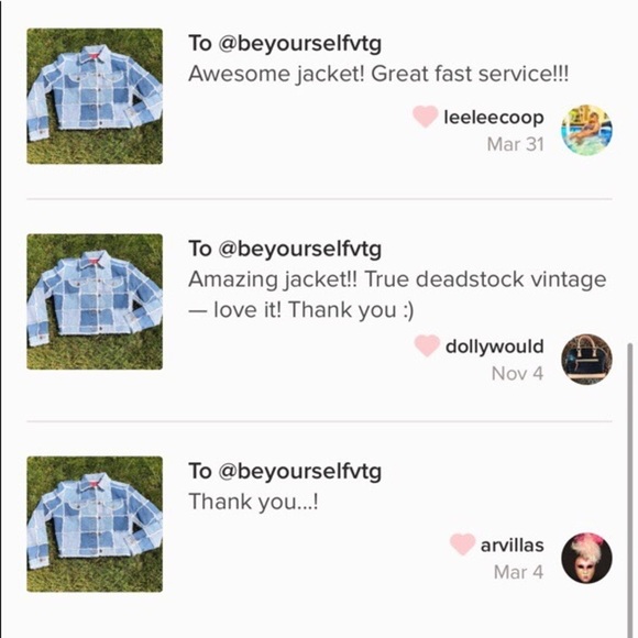 Deadstock Zana Di Vintage Denim Patchwork Jacket size medium - Picture 2 of 5